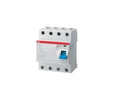 ABB 2CSF204001R1250 - Wyłącznik różnicowoprądowy F204 AC-25/0,03 4-biegunowy 25A 400V