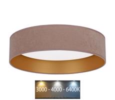 Brilagi - LED Plafon VELVET LED/24W/230V 3000/4000/6400K beżowy/złoty