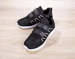 Buty damskie "Elia" - czarno-szare - Rozmiar 37