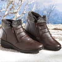 Buty z cholewkami Mara - brązowe - Rozmiar 36