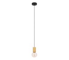 Eglo 900801 - Żyrandol na lince POZUETA 1xE27/40W/230V brązowy