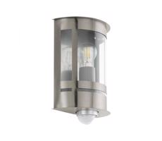 Eglo 97284 - Kinkiet zewnętrzny z czujnikiem TRIBANO 1xE27/60W/230V