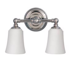 Elstead FE-HUGOLAKE2BATH - LED Kinkiet łazienkowy 2xG9/3W/230V IP44