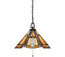 Elstead QZ-INGLENOOK-P-A - Żyrandol na łańcuchu INGLENOOK 3xE27/60W/230V