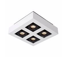 IT8001S4-WH/BK - Plafon CASEMIRO 4xGU10/50W/230V