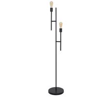 Lampa podłogowa CARTAGO 2xE27/60W/230V czarny