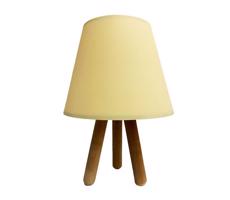 Lampa stołowa WOOD 1xE27/60W/230V kremowa