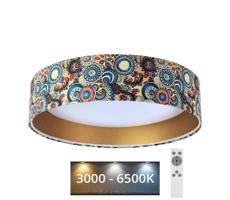 LED Oświetlenie ściemnialne SMART GALAXY LED/24W/230V kolorowa/złoty + ZS