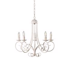 ONLI - Żyrandol na łańcuchu POMPEI 5xE14/6W/320V kremowy