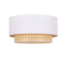 - Plafon BOHO 1xE27/15W/230V śr. 45 cm kremowy/rattan