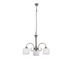 Rabalux 7275 - Żyrandol EDITH 3xE27/60W/230V brąz