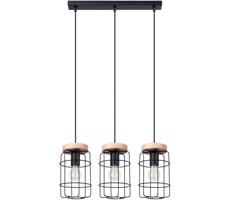 SL.1264 - Żyrandol na lince GOTTO 3xE27/15W/230V czarny