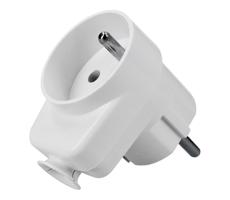 Solight P75 - Łamana wtyczka z gniazdkiem 230V/16A