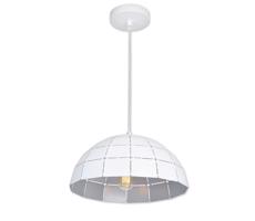 Top Light Apolo 40B - Żyrandol na lince 1xE27/40W/230V biały/srebrny