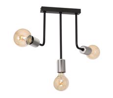 Żyrandol CANDELA 3xE27/15W/230V czarny