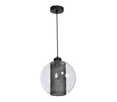 Żyrandol FUNA 1xE27/60W/230V czarny