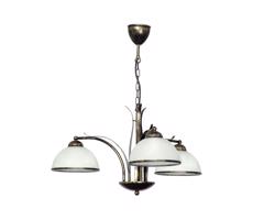 Żyrandol na łańcuchu KORFU 3xE27/60W/230V