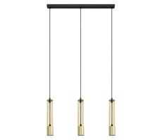 Żyrandol na lince BARS 3xGU10/20W/230V złoty