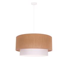 - Żyrandol na lince BOHO 1xE27/40W/230V beżowy/biały