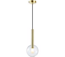 Żyrandol na lince NIKO 1xG9/9W/230V śr. 15 cm złoty